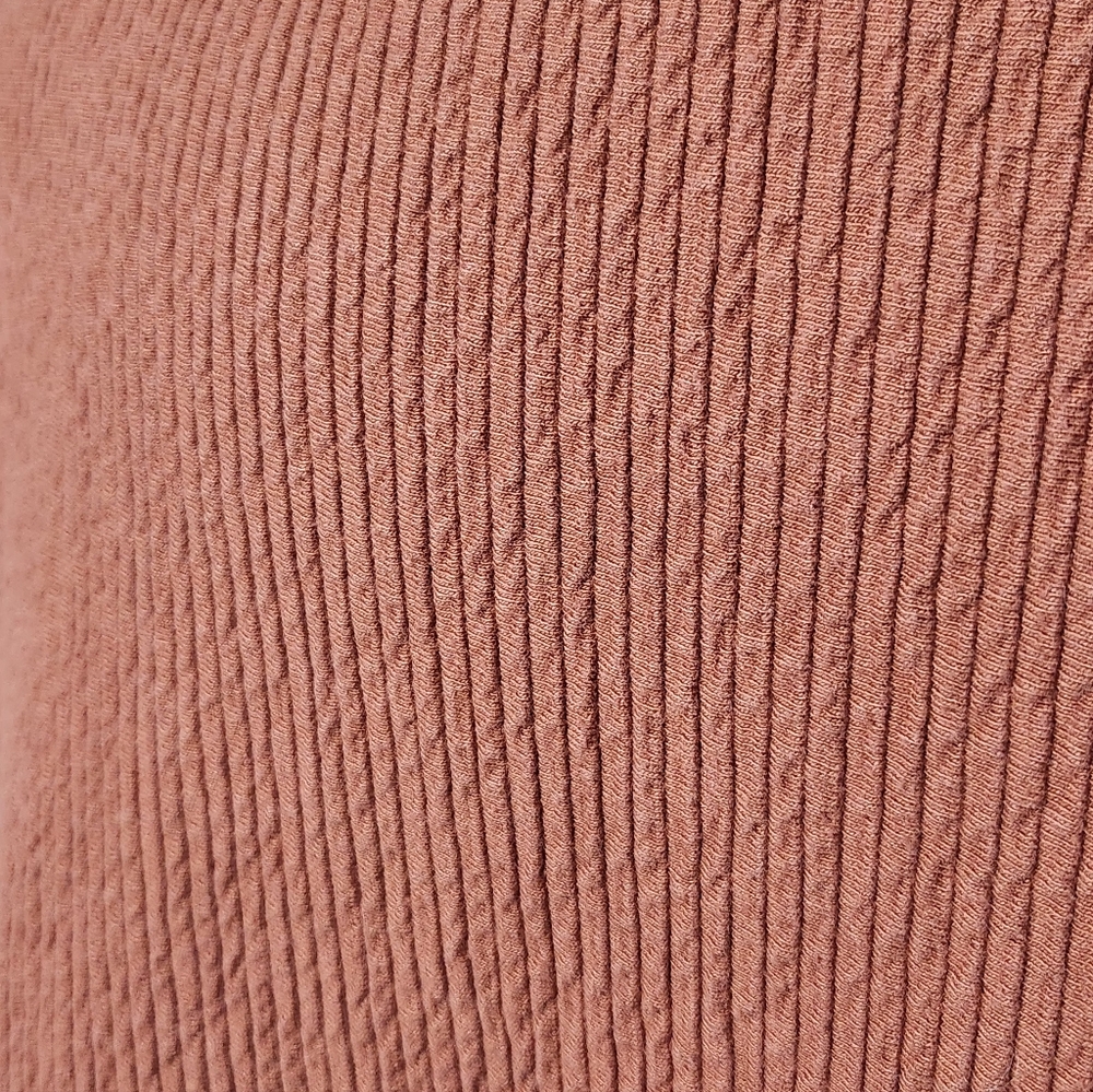 Orvis Women's Cowl Neck Textured L/S Sweater - Terracotta - Picture 4 of 7